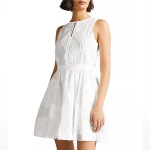 Ted Baker Flippy Mini Dress with Neck Tie